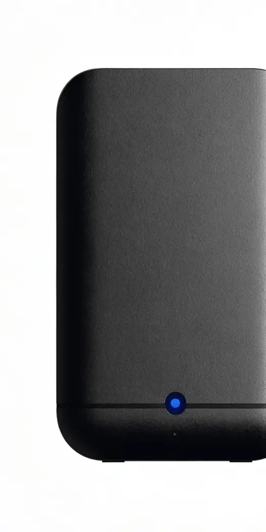 SIGNL computer character rotating through four views